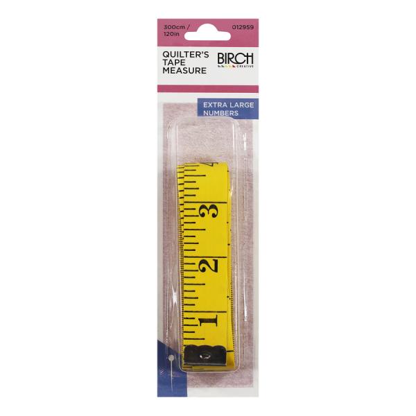 Sew Easy Tape Measure: Quilters: 300cm ER306