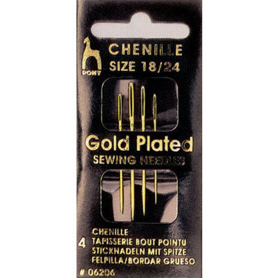 Pony Gold-Plated Chenille Needles - Morris & Sons Australia