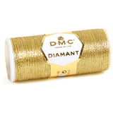 DMC Diamant Embroidery Thread D3821 Light Gold
