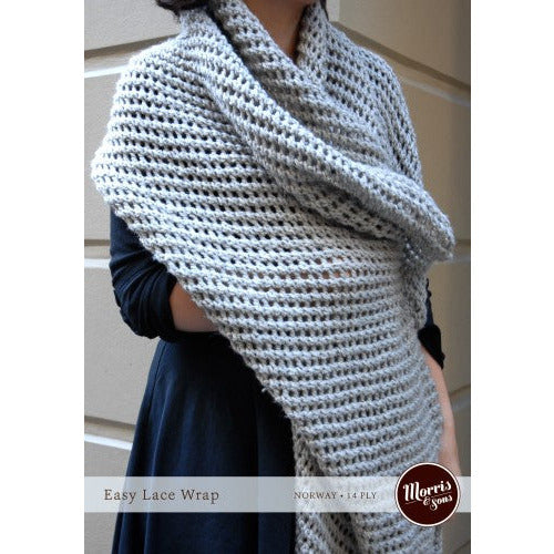Easy Lace Wrap - Knitting pattern
