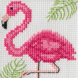 Beutron Mini Cross Stitch - Flamingo