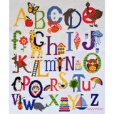 Cross stitch Collection kit 14 count aida cloth  32 x 38cm (12.6 x 15in)  Wall hanging Stitch for Beginner Included in this kit Fabric  Aida with  DMC stranded cotton Needle and instructions. You'll love this fun bright colourful design. Will make a kids room so happy!