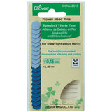 Clover Flower Head Pins for Light Weight Fabrics 2510