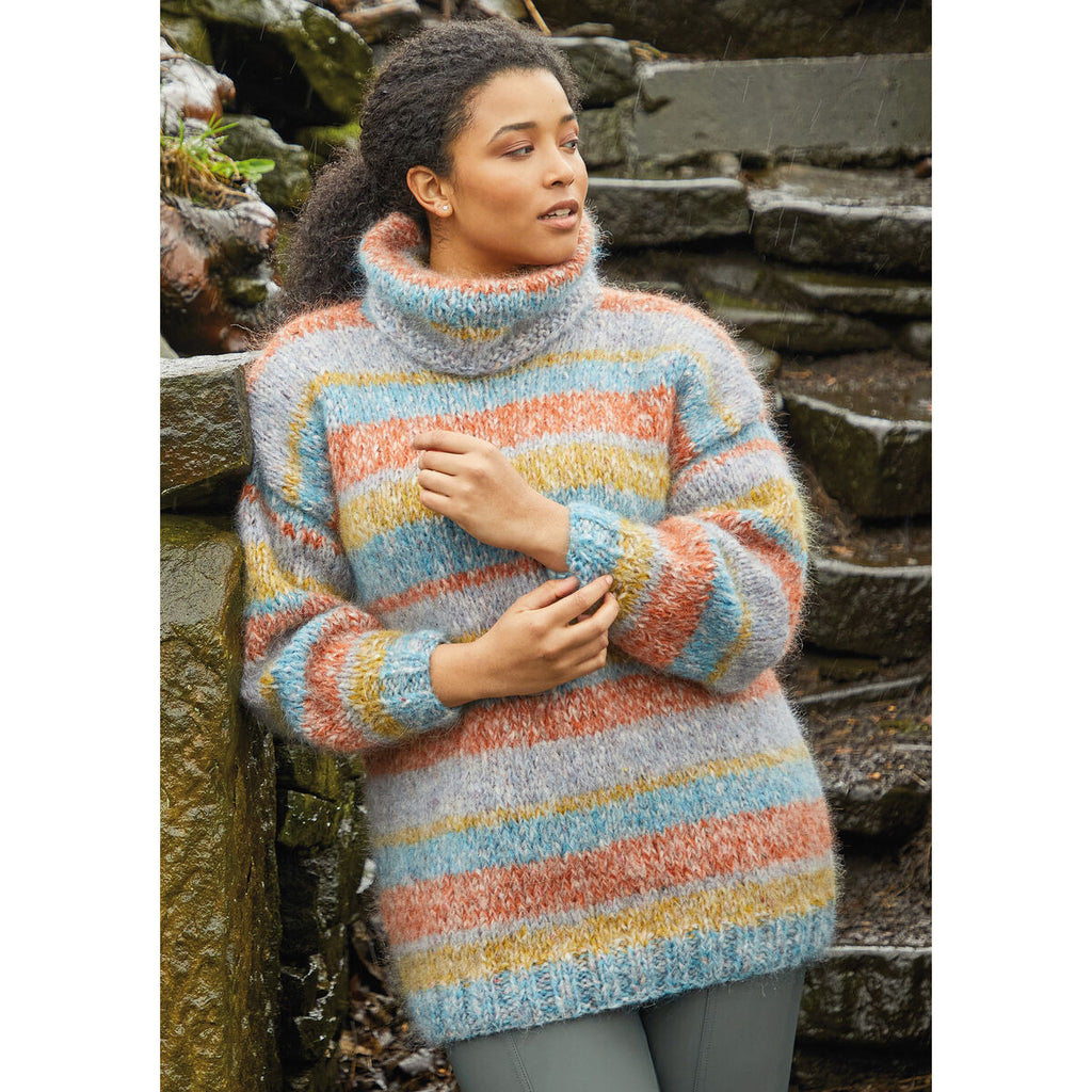 Air Sweater Pattern- Tweed Haze by Lisa Richardson