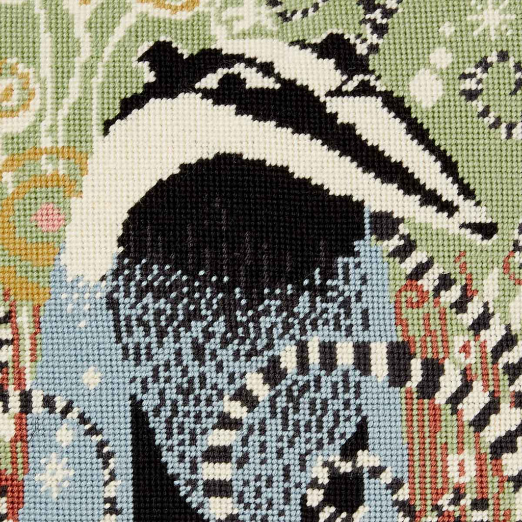Badger Tapestry Cushion Kit 2-Morris & Sons for premium quality tapestry kits