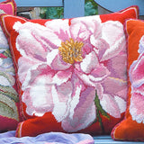 Pink Peony Cushion - Morris & Sons Australia