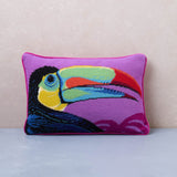 Rainbow Toucan Cushion