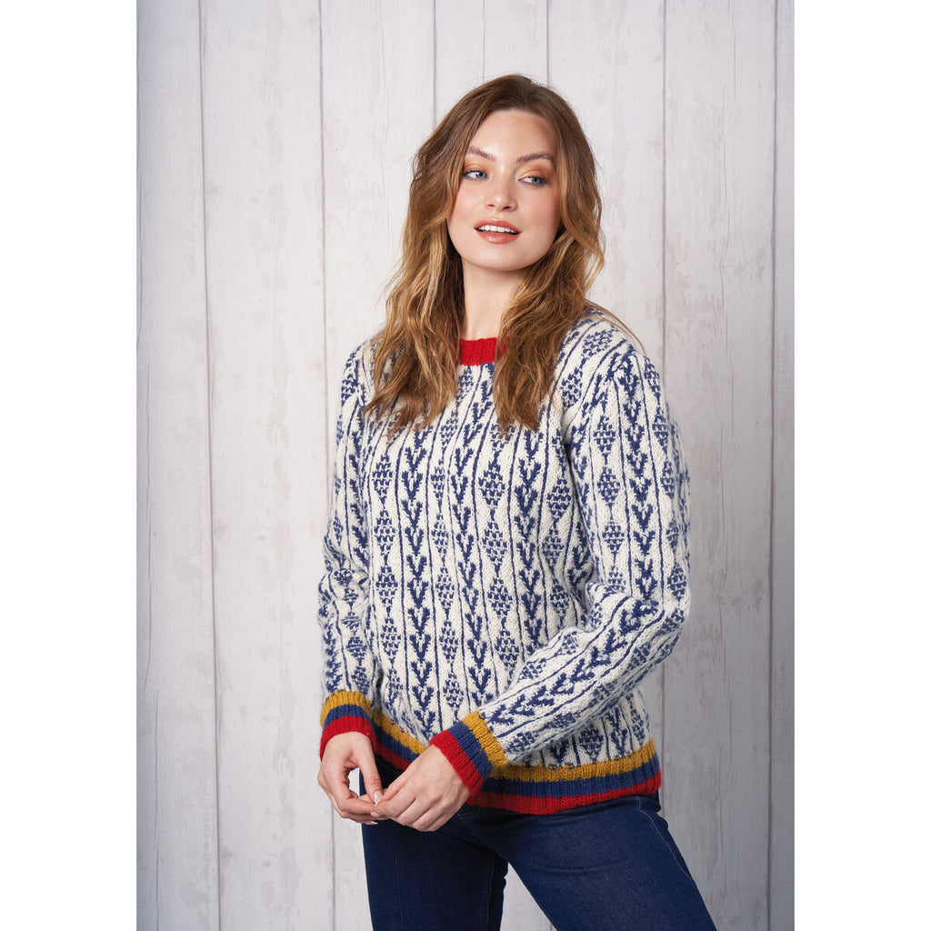 FREE knitting pattern 2. Erle - Norwegian sweater. Morris and sons