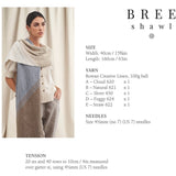 Bree Shawl Kit from 4 Projects - Creative Linen by Quail Studio
