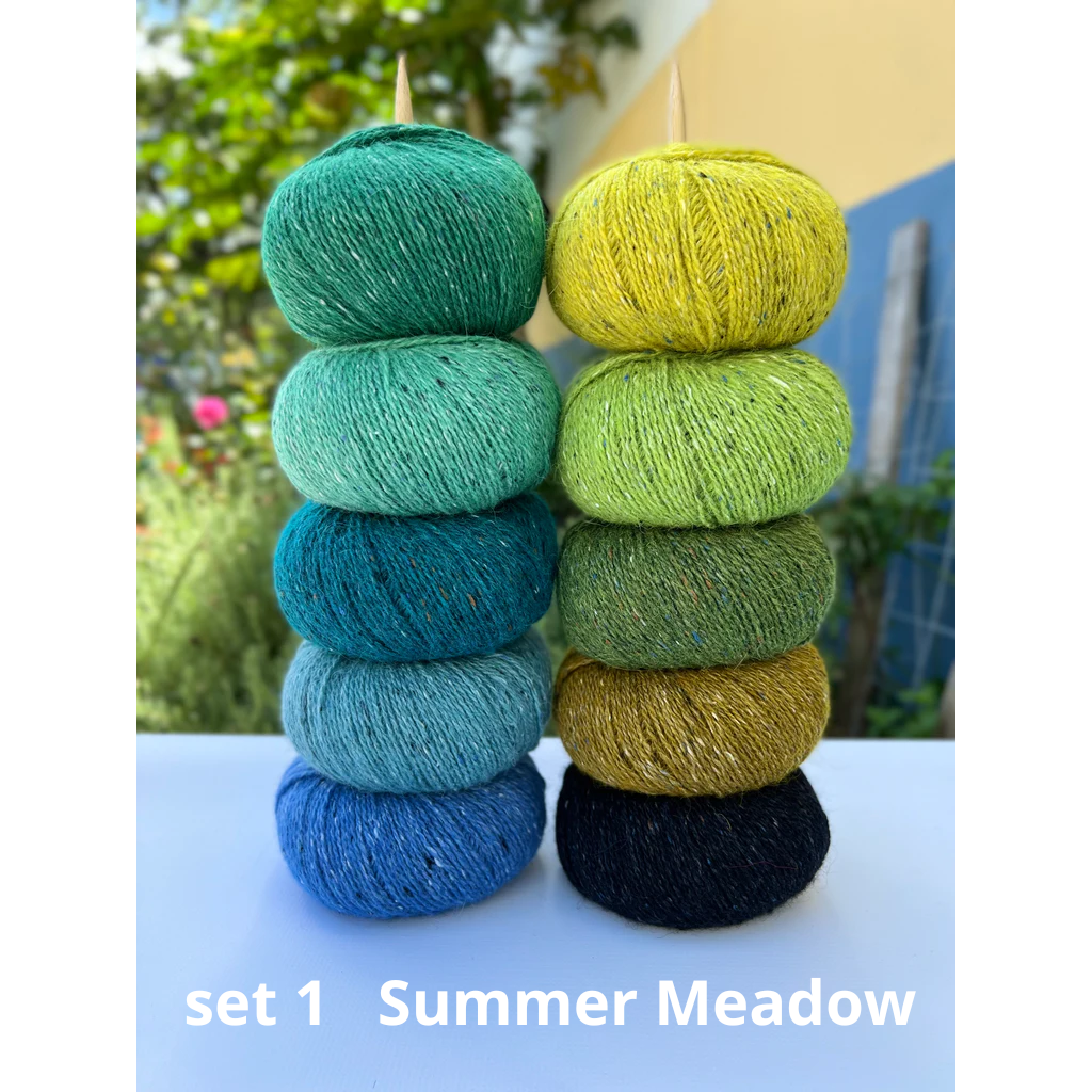 Kaffe's Colours set of Rowan Felted Tweed colour packs - Summer Meadow | Morris & Sons Australia Online