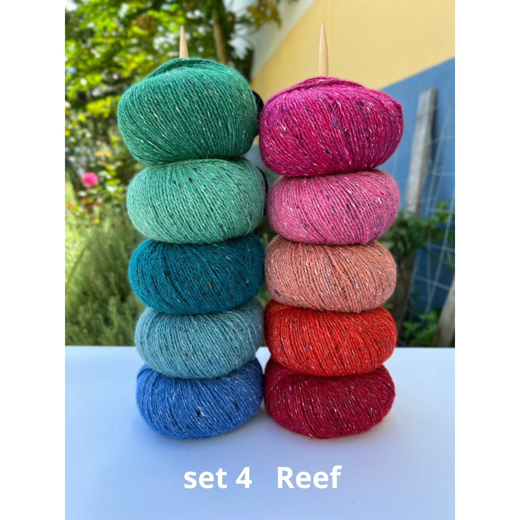 Kaffe's Colours set of Rowan Felted Tweed colour packs - Reef | Morris & Sons Australia Online