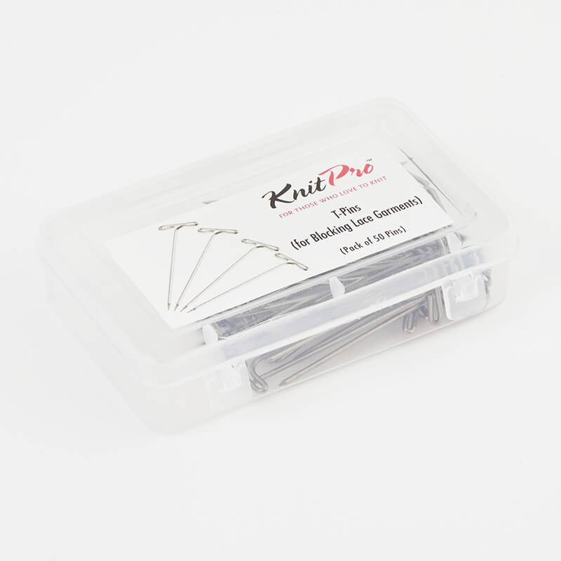 Knit Picks T Blocking Pins, Package of 20 Steel Blocking Pins