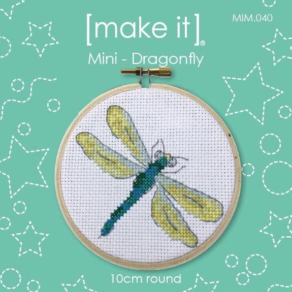 Hoop Punch Needle Embroidery Set - Dragonfly Designs