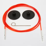 Knit Pro Interchangeable Cable Red 80cm - Morris & Sons Australia
