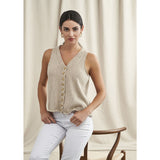 Sand Vest Top Kit from 4 Projects - Creative Linen by Quail Studio