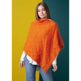 Textured Parallelograms Poncho from Rowan Magazine 70