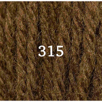 Appletons Crewel Wool 315 Brown Olive - Morris & Sons Australia