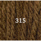 Appletons Crewel Wool 315 Brown Olive