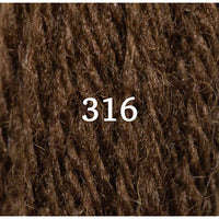 Appletons Crewel Wool 316 Brown Olive - Morris & Sons Australia