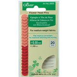 Clover Flower Head Pins for Medium Weight Fabrics 2505