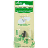 Clover Open Sided Adjustable Thimble Small