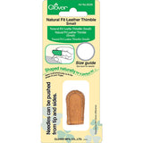 Clover Natural Fit Leather Thimble Small 14.5mm
