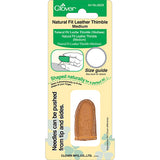 Clover Natural Fit Leather Thimble Medium 16mm