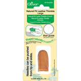 Clover Natural Fit Leather Thimble Large 17.5mm