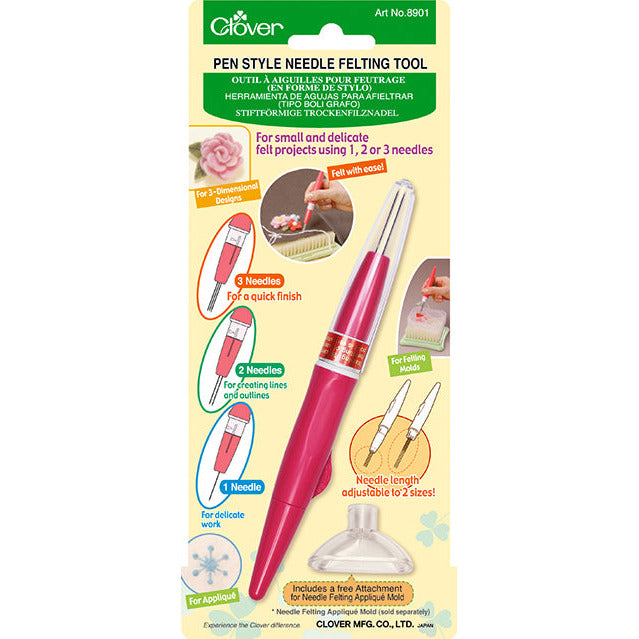 Clover Pen Style Needle Felting Tool 8901 | Default Title | Morris & Sons Australia