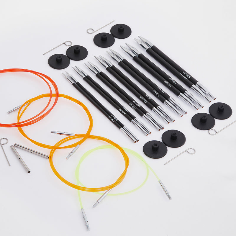 Knit Pro Karbonz Deluxe Interchangeable Needle Set