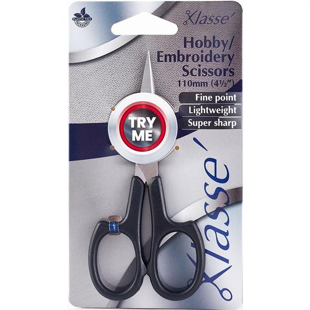  Klasse Black Embroidery Scissor and Tape Measure Gift Set