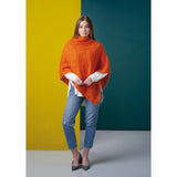 Textured Parallelograms Poncho from Rowan Magazine 70